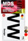 MDS Brand 5cm Design Buchstaben Aufkleber Selbstklebende Klebebuchstaben | Wetterfest Alphabet zum Aufkleben für Briefkasten, Vinyl Buchstaben für Außen & Innen (Schwarz, W)