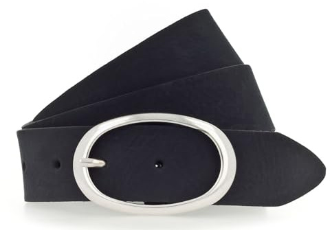 Vanzetti Leder Gürtel 35mm Woman's Belt W80 Black schwarz