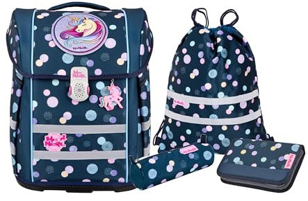 McNeill Schulranzen-Set PERFECTO, 5tlg. - Kollektion 2024 (POLLY)