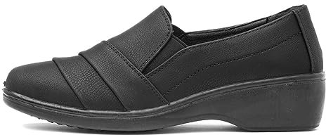 Softlites Dawn Womens Black Slip On Shoe - Size 3 UK - Black