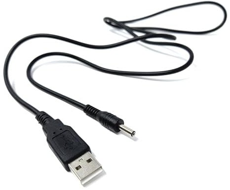 DRUT 1m Big Pin 3.5mm to USB Charger Lead Cord Cable, Compatible With Nokia Old Classic Phones 3210, 3220, 3230, 3300, 3310, 3330, 3410, 3510, 6230, 6310, 7210, 8210 etc. 3.3ft