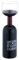 Relaxdays Copa de Vino con Botella, Copón Cristal, Decantador, para Regalar, Save Water Drink Wine, 750 ml, Transparente, 29,5 x 8,5 cm