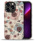 Yicomon Compatible with iPhone 13 Pro Case, Cute Camera Pink Flowers Pattern Print Phone Case Durable Fashion Funny Liquid Silicone Case Soft Anti-Scratch Shockproof Protective Cover