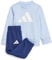 adidas Unisex - Bimbi 0-24 ESSENTIALS BIG LOGOJOGGER, glow blue/white, 9-12 Months