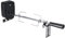 OUBUBY Tournebroche pour barbecue, support de broche électrique, tournebroche avec moteur en acier inoxydable, 106 cm, 0,2 W, charge maximale : 7 kg, convient pour les barbecues d'une longueur