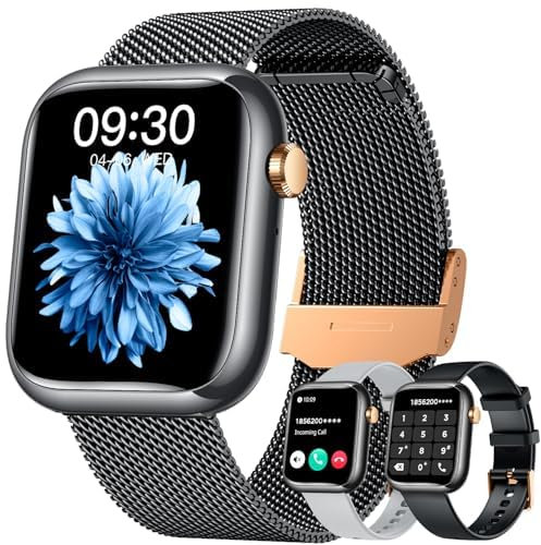 Montre Connectée Femme Sport Smartwatch: Fitness smart watch avec appel bluetooth 100+ sport mode podometre digitale pour andriod et iphone Moniteur de sante tension arterielle montres intelligente