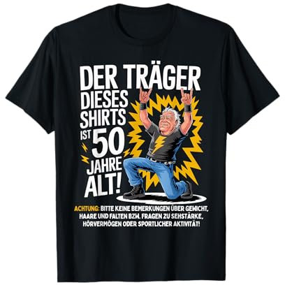 50. Geburtstag Mann Frau 50 Jahre 1975 Deko Lustig Geschenk T-Shirt