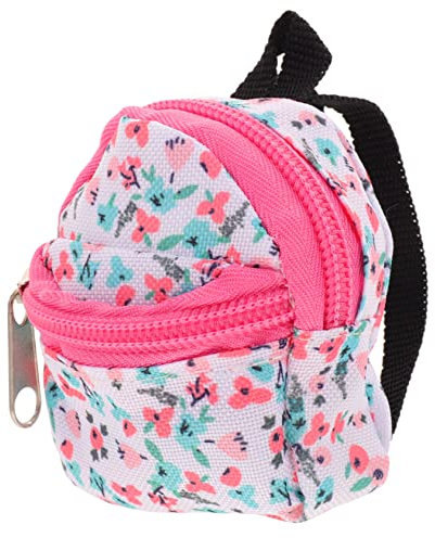 GETAJGHSD Puppenrucksack Plüsch Mini-Babys Puppenschrank Überraschungsspielzeug Mädchen Spielzeug für Kinder kinderspielzeug puppenkleidung Schulranzen-Ornament Mini- -Dekore Polyester