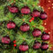 IndianShelf Weihnachtskugeln aus Quecksilberglas, groß, Burgunderrot, für Weihnachtsbaum, Halloween, Neujahr, Valentinstag, Feiertage, Event und Hochzeit, Party-Dekoration, 5,1 cm, 12 Stück