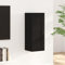 KTHLBRH Schließfach Schubladenschrank Schrank Schlafzimmer Hängeschrank Schwarz 35x34x90 cm Holzwerkstoff