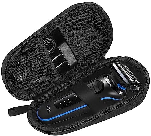 Tasche Etui für Braun Series 3s/5s/7s/9s,Braun Series 3/5/7/9,Elektrorasierer Rasierer Herren,Hart Reise Tragen Hülle,Rasierer Reiseteui Rasierer,Harte reiseschutzhülle - Fluoreszenz