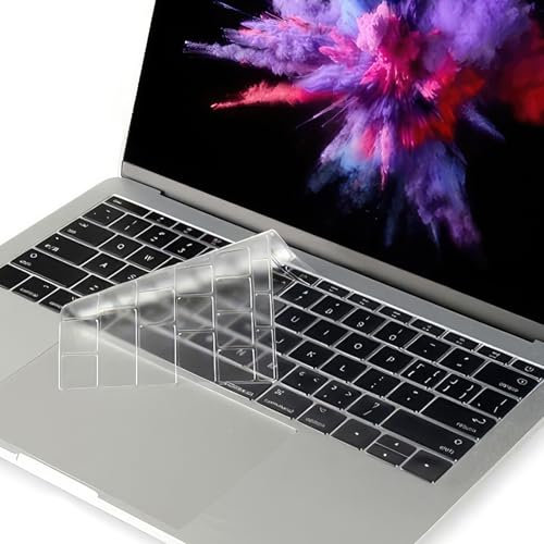 Ultra Thin Keyboard Cover for 2021 2020 M1 Macbook Air 13 A2337 A2179 EU/UK Layout TPU Clear Protector Skin