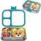 VITONIS Fiambrera infantil de acero inoxidable, fiambrera con 3 compartimentos, fiambrera infantil A prueba de fugas, sin BPA, apta para lavavajillas, Adecuado para campus, picnic (azul)