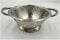 Fackelmann 29779 16cm Colander, 1pc,Small Mango Punch Deep Mixing Bowl, Sieve for Straining, Drainer with Sturdy Base & Two, Twin Handle Freestanding Vegetable & Pasta Strainer, Stainless Steel