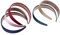 Mikinona 5 Pezzi Fasce per Colorate Cerchietti per Acconciature Comfort e Stile Rosa Vino Scuro