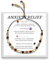 Heilsteine Armband Damen mit Tigerauge, Amethyst, Rosenquarz & Turmalin, Chakra Armband aus natürlich Steinen, Kristall Armreif zur Stresslinderung, Spiritueller Schmuck,Wird mit einer Karte geliefert