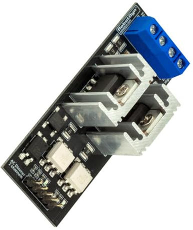 Double Channel AC Power Control Module AC Light Dimmer Module For LED Dimming 3.3V/5V Logics Optocoupler Isolation
