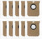 StarRing 4/10 sacchetti di ricambio per aspirapolvere Hoover HG4, Hydro Pro, Hoover HG5, accessori per aspirapolvere Hydro Robot, grande capacità, sacchetti filtro in tessuto non tessuto (confezione