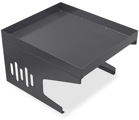 TATIVALO Mähroboter Garage – Wetterfeste Roboter-Garage aus Metall, UV-beständig & Staubschutz, Universell für Rasenroboter, Bepflanzbares Dach, 70x60x42,5 cm