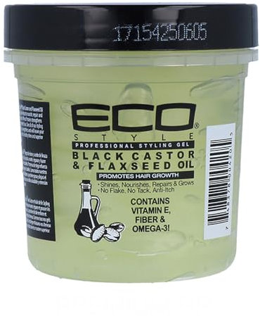 Eco Styler Black Castor & Flaxseed Oil Professional Styling Gel 236ml