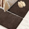 casa pura Shaggy-Bettumrandung Sphinx 3-teilig (Braun)