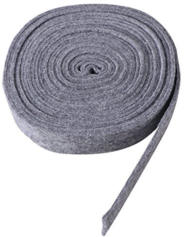 Tinksky Filzband für DIY Handwerk Home Dekoration 3 x 500CM (Grau)