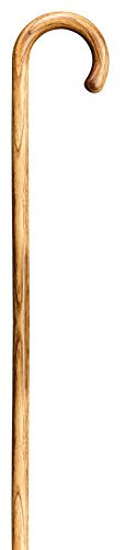 Designer Gehstock Premium-Rundhakenstock aus edlem Hickory