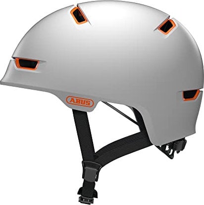 ABUS Stadthelm Scraper 3.0 ACE - Robuster Fahrradhelm für den Stadtverkehr - für Damen und Herren - Weiß Matt, Größe L