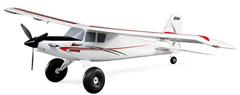 E-flite RC Flugzeug UMX Turbo Timber BNF Basic (Sender, Akku und Ladegerät nicht im Lieferumfang enthalten), 700 mm, EFLU6950, Weiß/Rot/Grau