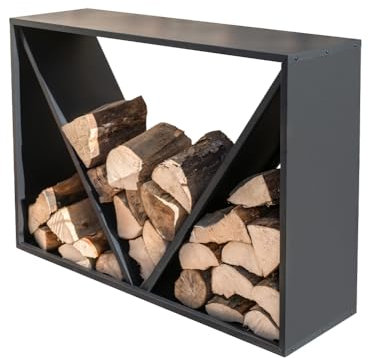WESTMANN Mülltonnenbox 72 für 2X 240L Mülltonnen | 84x134x125 cm Grau | Metall Mülltonnenverkleidung inklusive Holzelementen