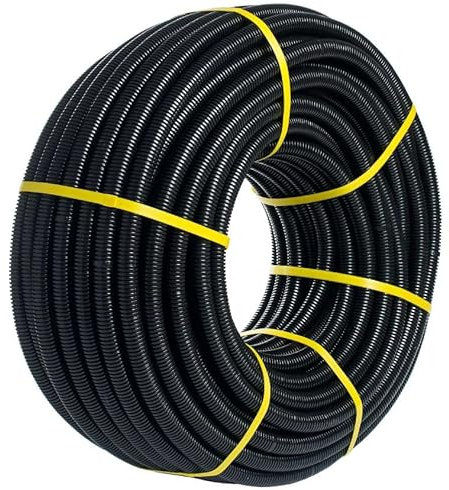 Suinga Wellrohr 20mm 100 Meter | Wellrohr mit Aenor-Zertifikat Wird für die Leitung von Elektrokabeln verwendet | Außenwellrohr 20 mm | Kabelkanal für Elektrokabel