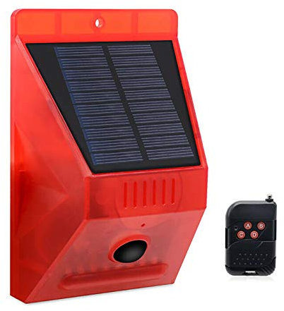 Wolf Guard HT-07 Bewegungserkennungs-Alarmanlage für den Außenbereich mit Solar, IP65, 14 x 8,9 cm
