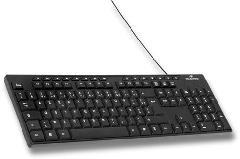 THE G-LAB Keyz CARBON V3 - Tastiera meccanica da gioco ad alta precisione, con interruttore blu, tastiera da gioco multicolore retroilluminata, totale anti-ghosting, compatibile con PC / PS4 / PS5,