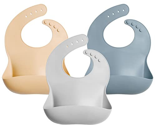 GODR7OY Unisex Baby Yy2023s Silikon, Grau, 3 Count (Pack of 1)