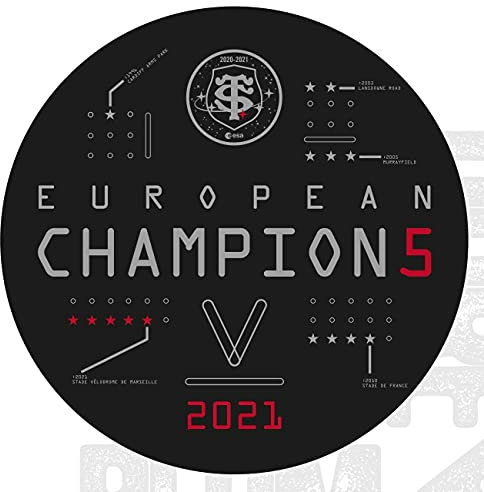La Plume Goldée 2 Sticker Stadion Toulousain European Champion 2021