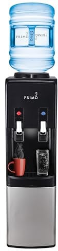 Water Cooler - Bottle-Fed Deluxe Hot and Cold Water Dispenser. Easy to set up, mains plug socket required. Ideal for home and small business use