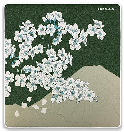 Tappetino per mouse da gioco X-Raypad Aqua Control 2 Sakura AC2, altissima precisione con velocità e capacità di controllo perfette, progettato per giocatori Fps con requisiti DPI bassi