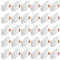 Tofisr LED Einbaustrahler Flach 230V Inkl. 30 x 5W Einbauleuchten Slim Deckenstrahler IP20 Downlights Kaltweiß 6000K LED Spots Set
