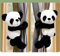 Raffhalter mit Cartoon-Vorhangschnalle, Tierriemen, Vorhanghaken, Vorhang-Clip, Raffhalter für Kinderzimmer, Fensterdekorationen (Panda), Größe M, 2 Stück
