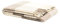 LANEROSSI - Plaid Check, 100% Laine Vergine, 130x170 cm, Beige