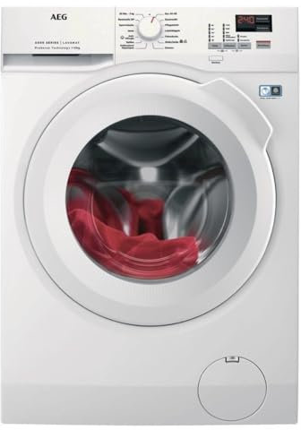 AEG L6FBF40408 10kg Frontalder Waschmaschine, 60cm breit, 1400U/Min, Mengenautomatik, ProTex Schontrommel, LED-Display, Kindersicherung, weiß
