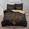 Freyamy 3D Aesthetic Bettwäsche 220x240cm 3teilig Schwarz Bunt Herzmotiv Liebe Modern MikrofaserKinderbettwäsche Weiche Bequem Doppelbett Bettbezug mit Reißverschluss und 2 Kissenbezug 80x80cm