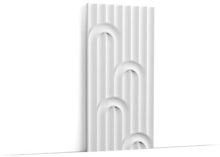 Orac 3d panneau mural W212 VALLEY LOOP 200 cm x 1,2 cm x 25 cm Mousse de polyuréthane rigide prétraité