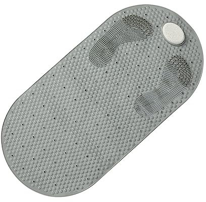 Cabilock Massagematte rutschfeste Matte Sicherheitsmatten Für Badewannen Und Duschen Badezimmermatte Aus Gummi rutschfeste Duschmatte Duschfußmassagegerät Scrubber Waschbar PVC Bimsstein