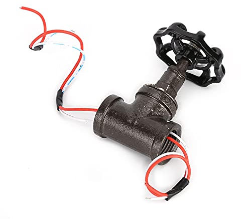 Absperrventil-Lichtschalter, Eisen Vintage 1/2 Zoll Absperrventil-Lichtschalter Steampunk-Lampenschalter mit Elektrokabel-Zubeh?r f¨¹r Tischrohrlampe