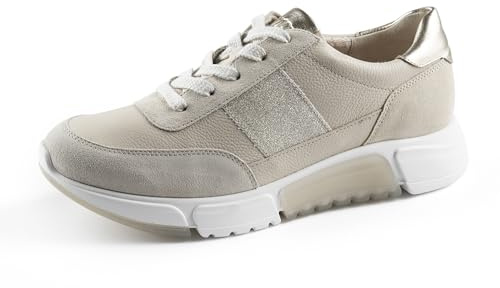 Paul Green Damen SUPER Soft Sneaker mit Wechselfußbett, Frauen Low-Top Sneaker,Wechselfußbett