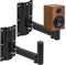 Supaway 2 Haut-Parleur Support Mural Enceintes Support Mural pivotant 180° Support de Haut-Parleur Robuste inclinable 60° Speaker Wall Mount pour Haut-parleurs, capacité de Charge individuelle 40 kg