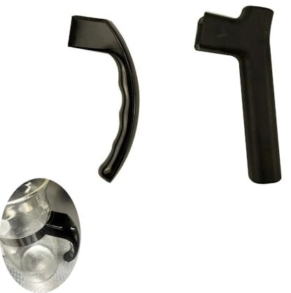 NentMent 2 Pack Coffee Maker Handle Replacement Open Type Grip for Coffee Percolator Pot French Press Glass Teapot Stovetop Water Boiler Electric Kettle Steam Spray Tea Maker Brew Beaker