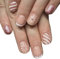 24 Stück Künstliche Nägel Kurz, Weihnachten Press On Nails zum Aufkleben, Christmas Falsche Nails Full Cover Kunstnägel mit Nagelkleber, Weihnachtsgeschenke für Frauen (M)