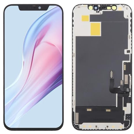 Jectse Bildschirmersatz für 12 12 Pro, 6,1 Zoll Ultra HD OLED -Bildschirm 3D Touch LCD Display Digitizer Montage mit Reparaturwerkzeugen Kit & Bildschirmschutz für 12 12 Pro -Zubehör
